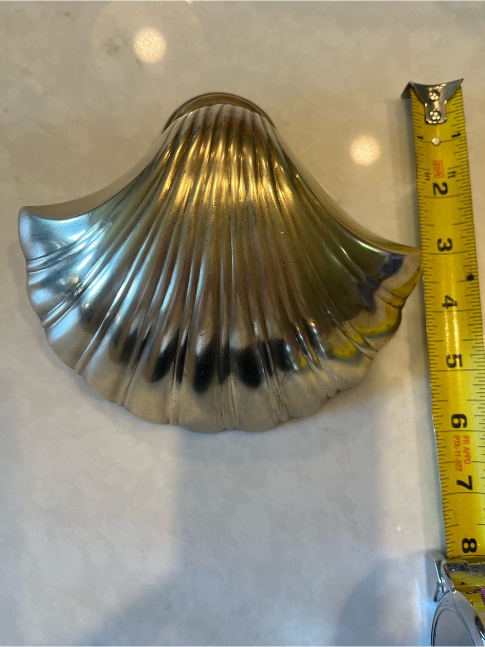 Solid Brass Vintage Sea Shell Door Knocker